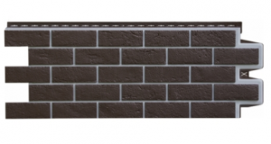 Фасадная панель Grand Line состаренный кирпич Премиум шоколад